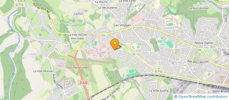 localisation de l'entreprise MONSIEUR DAVID HOREL à SAINT-BRIEUC