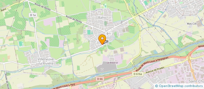 localisation de l'entreprise MONSIEUR DAVID HORENT  BAHO