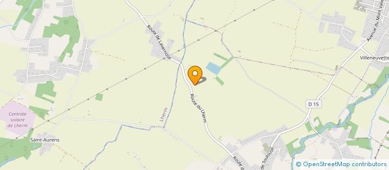 localisation de l'entreprise MONSIEUR DAVID HORNEICH  LAVERNOSE-LACASSE