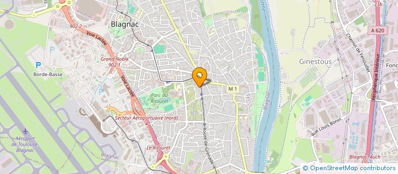 localisation de l'entreprise MONSIEUR DAVID HORTALA-IMBERT  BLAGNAC