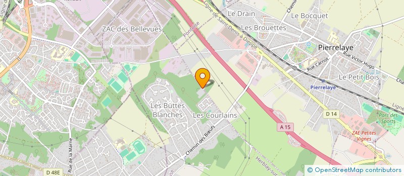 localisation de l'entreprise MONSIEUR DAVID HORTICA  HERBLAY-SUR-SEINE