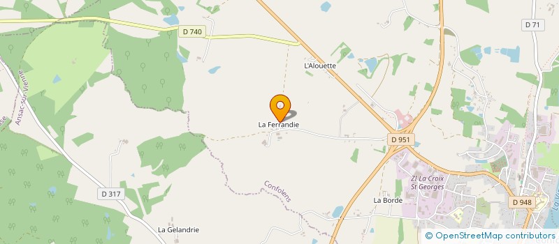 localisation de l'entreprise MONSIEUR DAVID HOTOLEAN  SAINT-AUSTREMOINE