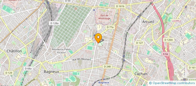 localisation de l'entreprise MONSIEUR DAVID HOURI à BAGNEUX