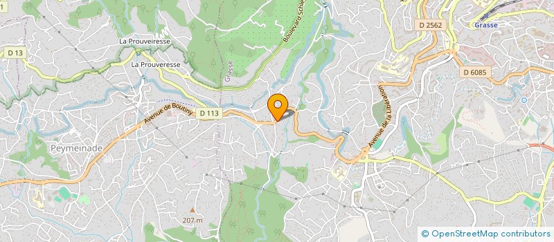 localisation de l'entreprise MONSIEUR DAVID HOVEY  GRASSE