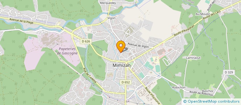 localisation de l'entreprise MONSIEUR DAVID HUCHET  MIMIZAN