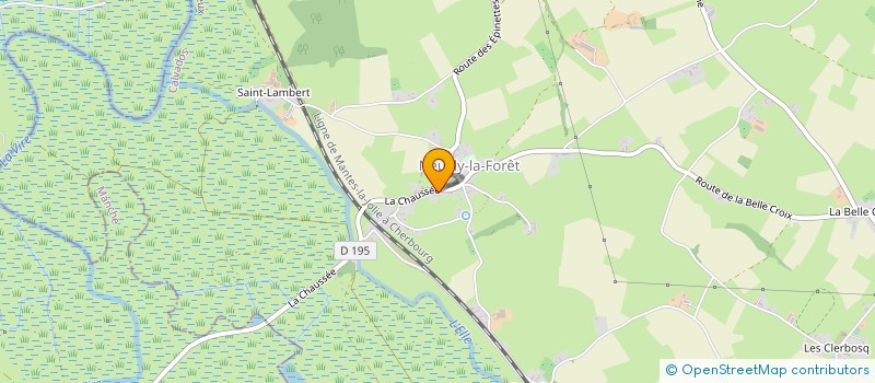 localisation de l'entreprise MONSIEUR DAVID HUE  ISIGNY-SUR-MER