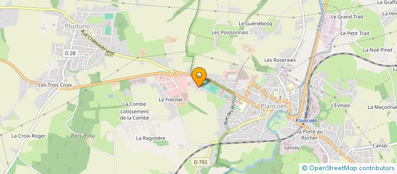localisation de l'entreprise MONSIEUR DAVID HUET à PLUDUNO