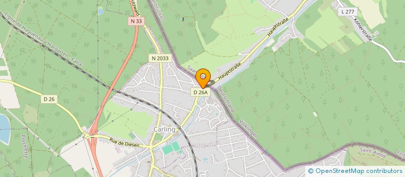 localisation de l'entreprise MONSIEUR DAVID HUPPERT  CARLING