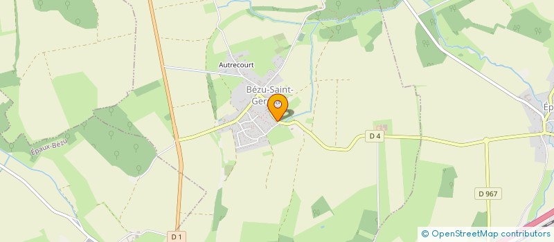 localisation de l'entreprise MONSIEUR DAVID HURTELOUP  BEZU-SAINT-GERMAIN