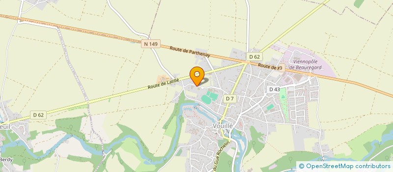 localisation de l'entreprise MONSIEUR DAVID HUSSENET  VOUILLE