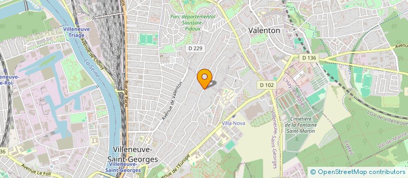 localisation de l'entreprise MONSIEUR DAVID HUT à VILLENEUVE-SAINT-GEORGES