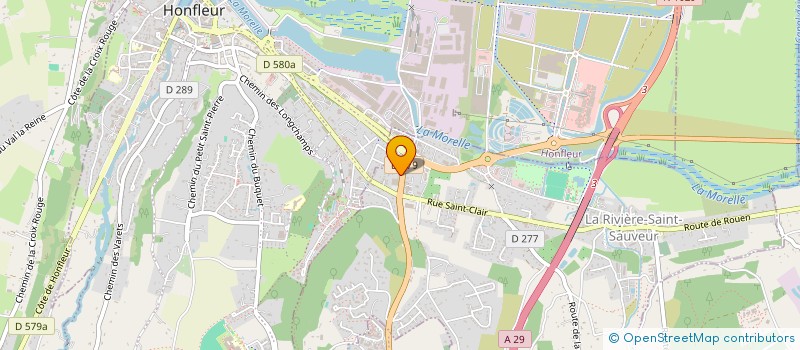 localisation de l'entreprise MONSIEUR DAVID HWANG-LEAP  LA RIVIERE-SAINT-SAUVEUR