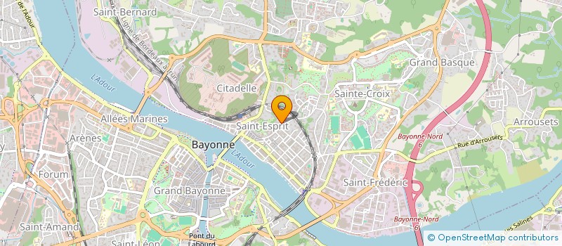 localisation de l'entreprise MONSIEUR DAVID IDIART à BAYONNE