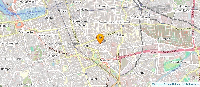 localisation de l'entreprise MONSIEUR DAVID IKEZUE  MARSEILLE