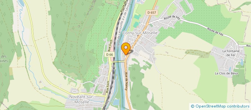 localisation de l'entreprise MONSIEUR DAVID IMBERGAMO  CORNY-SUR-MOSELLE