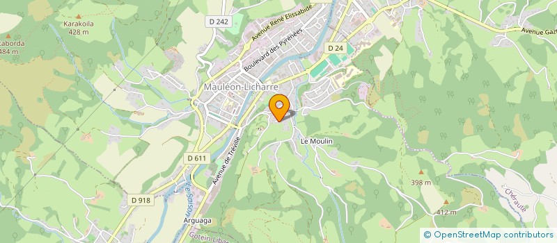 localisation de l'entreprise MONSIEUR DAVID INCHASTOICHIPY  MAULEON-LICHARRE