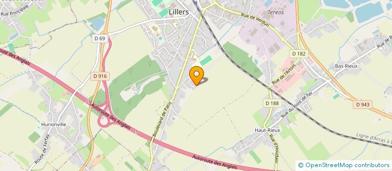 localisation de l'entreprise MONSIEUR DAVID INGELAERE  LILLERS
