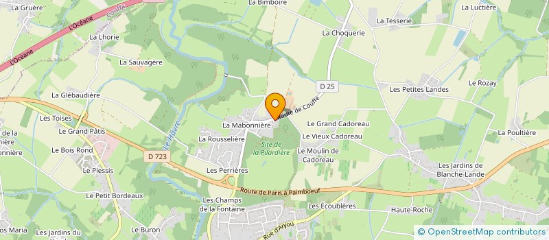 localisation de l'entreprise MONSIEUR DAVID INGOLOTTI à OUDON
