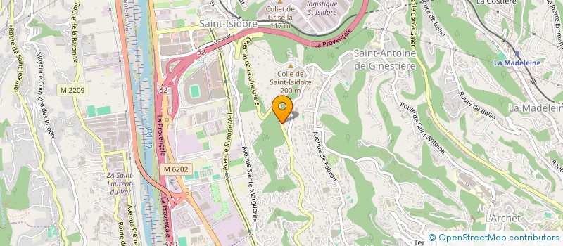 localisation de l'entreprise MONSIEUR DAVID INNOCENTI  NICE