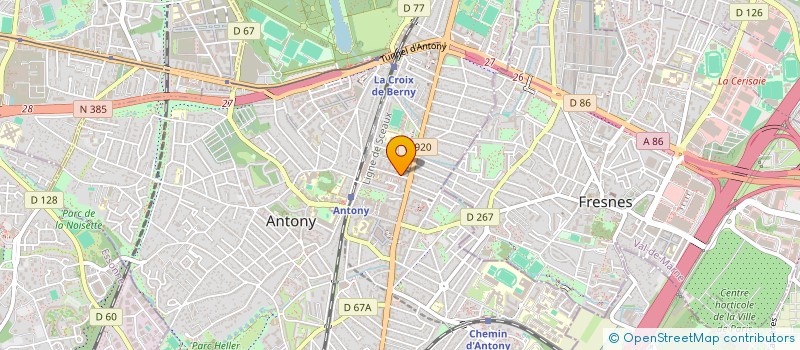 localisation de l'entreprise MONSIEUR DAVID INSERGUET à ANTONY