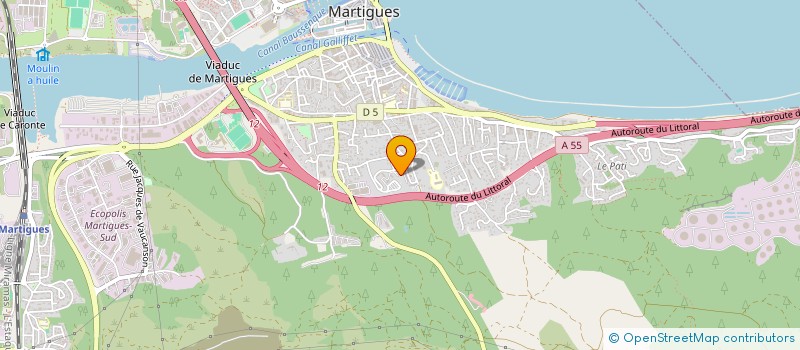 localisation de l'entreprise MONSIEUR DAVID ISNARDON  MARTIGUES