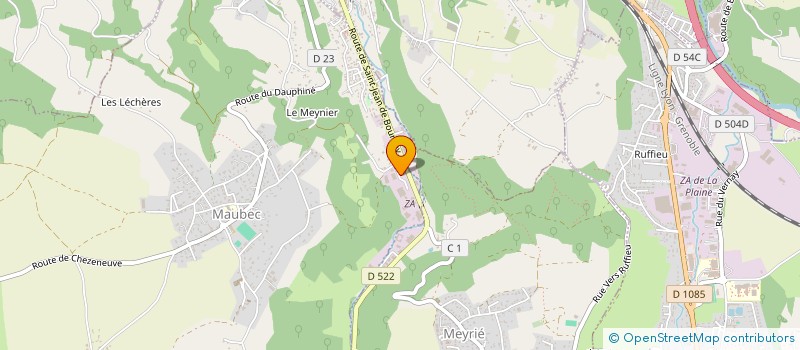 localisation de l'entreprise MONSIEUR DAVID ITRI à MAUBEC