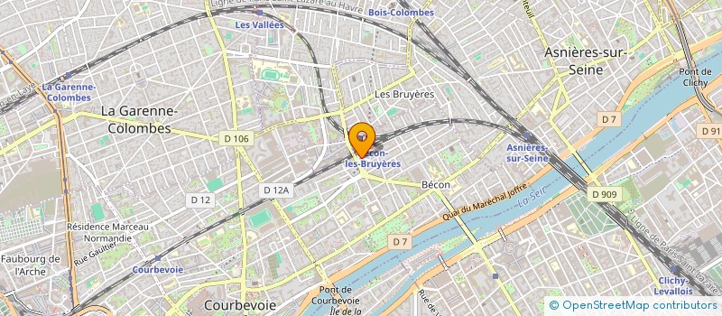 localisation de l'entreprise MONSIEUR DAVID JACOB à COURBEVOIE