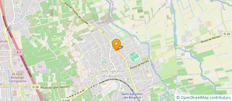 localisation de l'entreprise MONSIEUR DAVID JACOMET  SAINT-SATURNIN-LES-AVIGNON