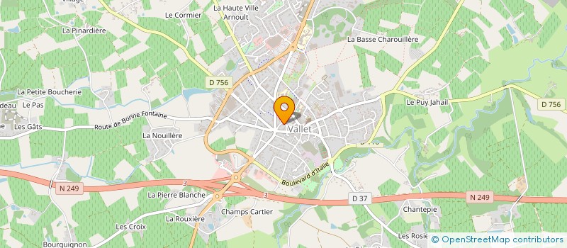 localisation de l'entreprise MONSIEUR DAVID JACQUEMIN à VALLET