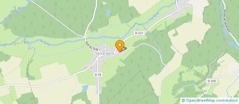 localisation de l'entreprise MONSIEUR DAVID JACQUESSON  SENARGENT-MIGNAFANS