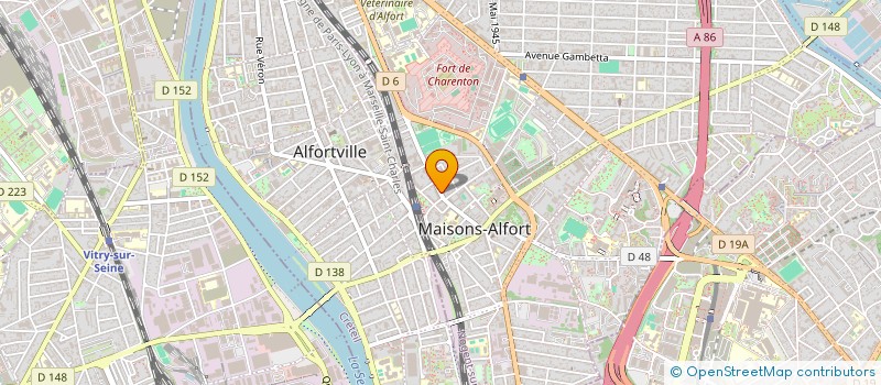 localisation de l'entreprise MONSIEUR DAVID JAMARD à MAISONS-ALFORT