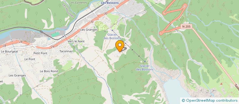 localisation de l'entreprise MONSIEUR DAVID JAMES SHARPE  LES HOUCHES