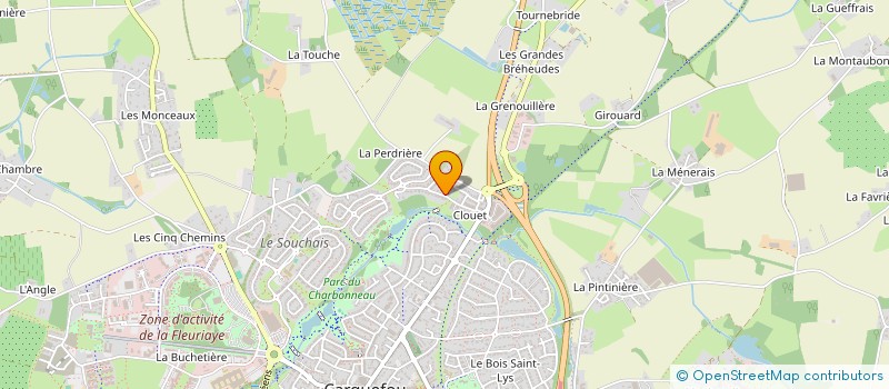 localisation de l'entreprise MONSIEUR DAVID JAMET  CARQUEFOU