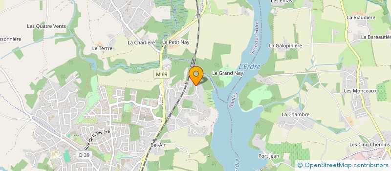 localisation de l'entreprise MONSIEUR DAVID JAMIN à LA CHAPELLE-SUR-ERDRE