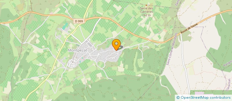 localisation de l'entreprise MONSIEUR DAVID JAMMES à MONTPEZAT