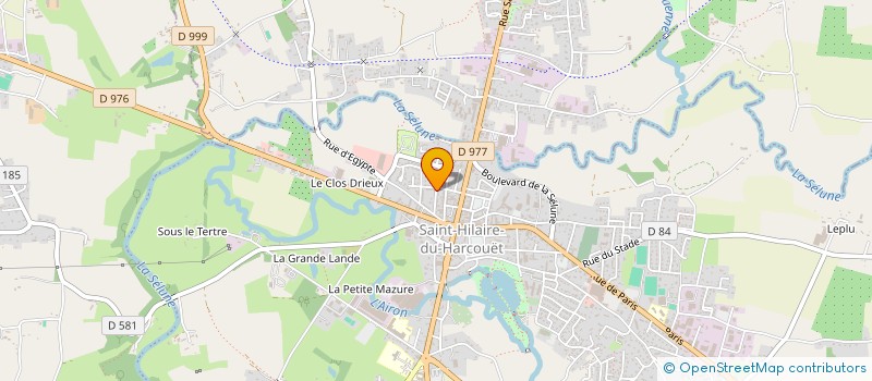 localisation de l'entreprise MONSIEUR DAVID JAMMES  LE MESNILLARD