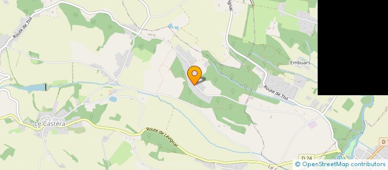 localisation de l'entreprise MONSIEUR DAVID JANON  LE CASTERA