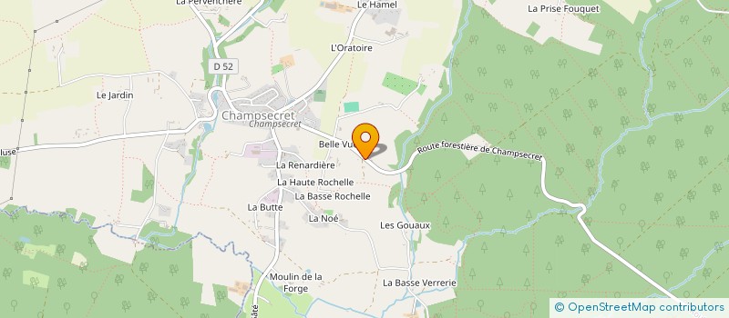 localisation de l'entreprise MONSIEUR DAVID JEAN à CHAMPSECRET