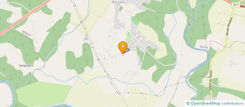localisation de l'entreprise MONSIEUR DAVID JEAN  BEGAAR