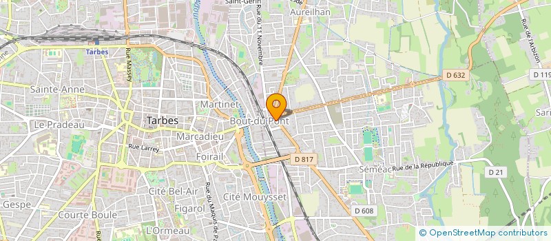 localisation de l'entreprise MONSIEUR DAVID JEAN-JACQUES  SEMEAC