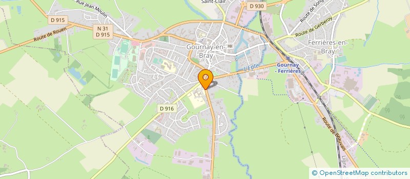 localisation de l'entreprise MONSIEUR DAVID JEANNE à GOURNAY-EN-BRAY