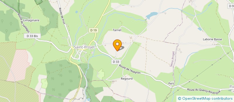 localisation de l'entreprise MONSIEUR DAVID JEENS  SAINT-PROJET