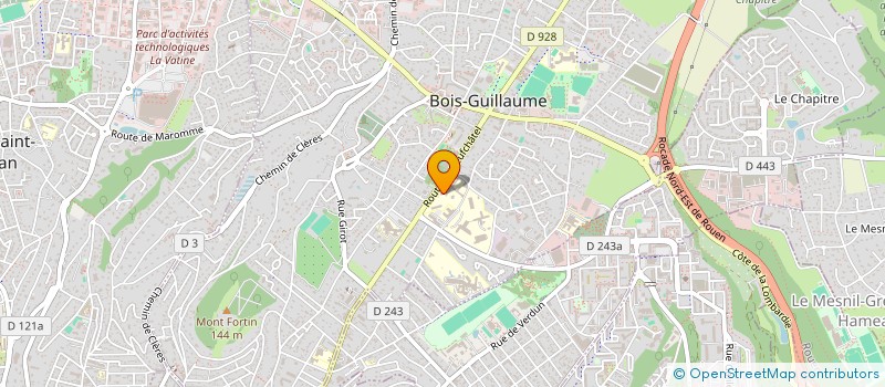 localisation de l'entreprise MONSIEUR DAVID JENNI à BOIS-GUILLAUME