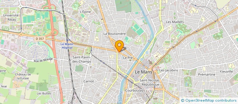 localisation de l'entreprise MONSIEUR DAVID JERLAIANU  LE MANS