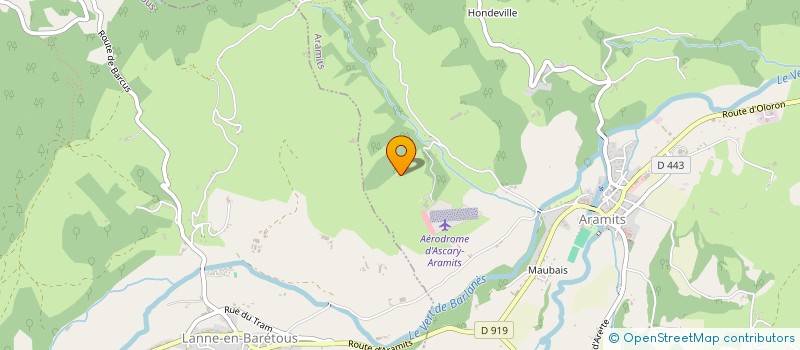 localisation de l'entreprise MONSIEUR DAVID JEROME  ARAMITS