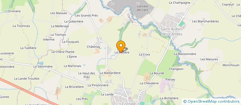 localisation de l'entreprise MONSIEUR DAVID JEULAND  CORNILLE