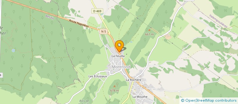 localisation de l'entreprise MONSIEUR DAVID JODON à MONTROND