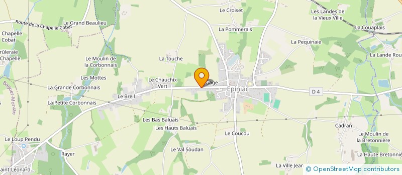 localisation de l'entreprise MONSIEUR DAVID JOHIER  EPINIAC