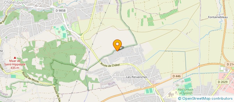 localisation de l'entreprise MONSIEUR DAVID JOINT  RIOM