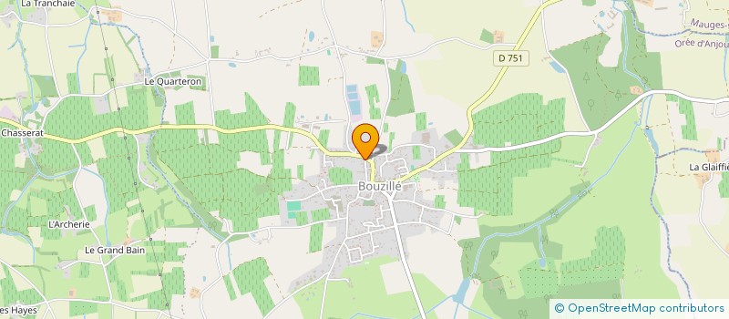 localisation de l'entreprise MONSIEUR DAVID JOLIVEAU  OREE-D'ANJOU